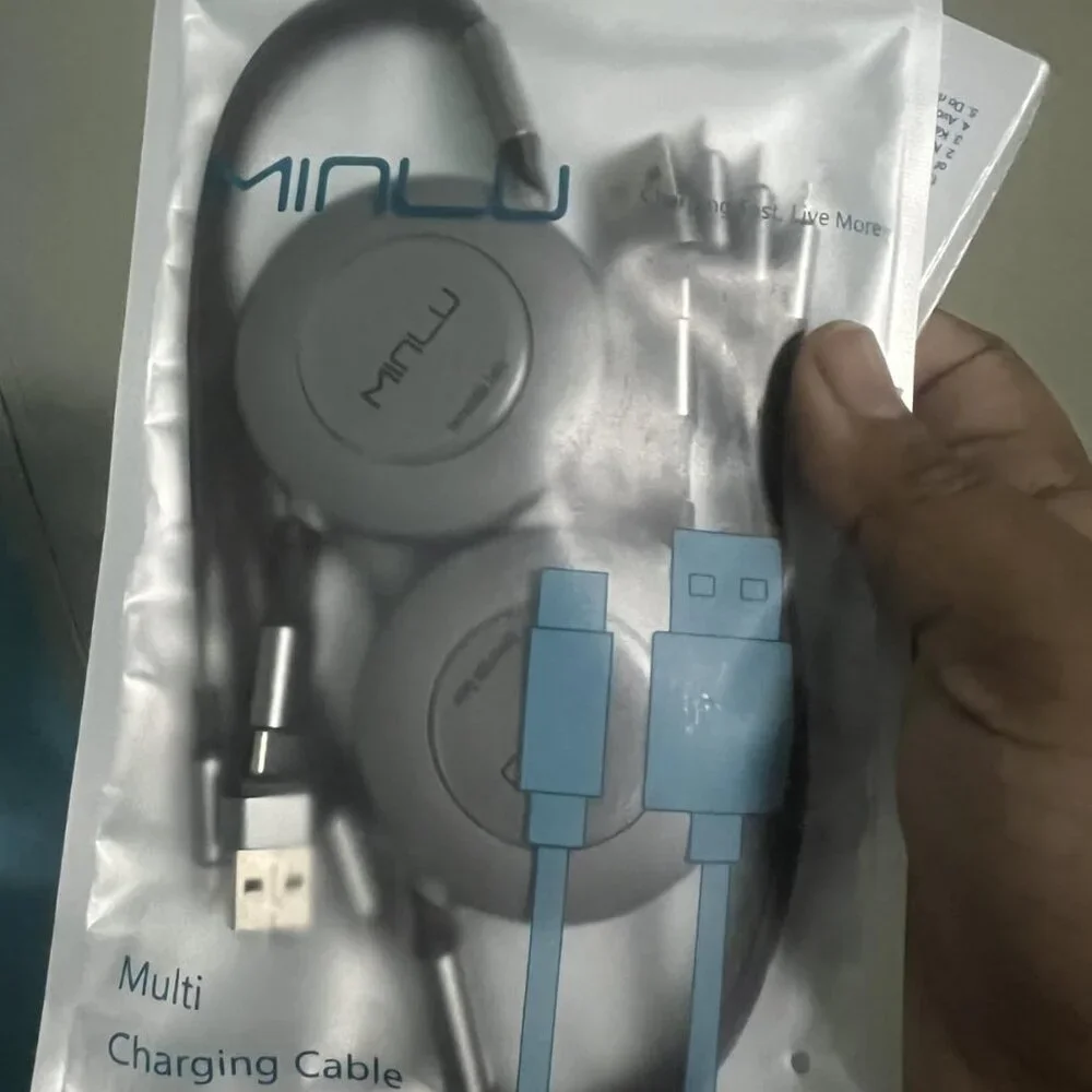 3 in 2 Multi Charging Cable,2Pack 4Ft